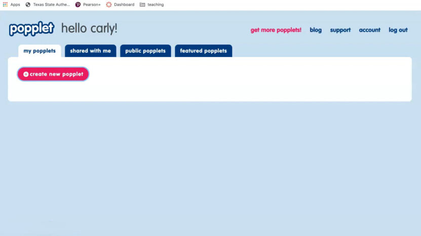 Mind Mapping Tool - Popplet - For students and Teachers